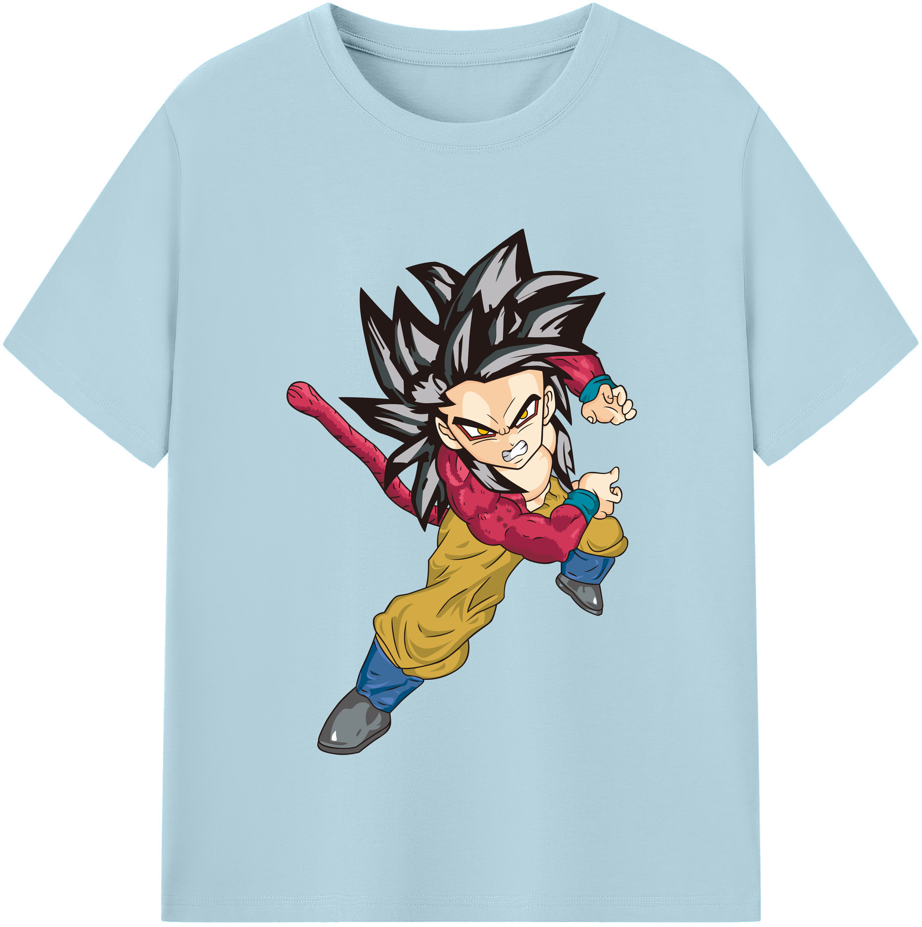 （画像用） ドラゴンボール 孫悟空（そん ごくう）Son Goku カカロット DRAGON BALL Kakarotto 綿100％半袖Tシャツ（フロントプリント）